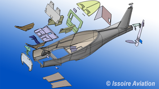 Structure avion carbone Apm