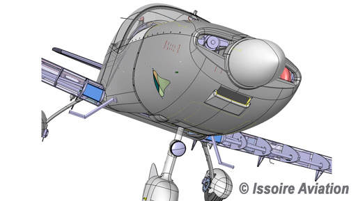 Structure avion carbone Apm